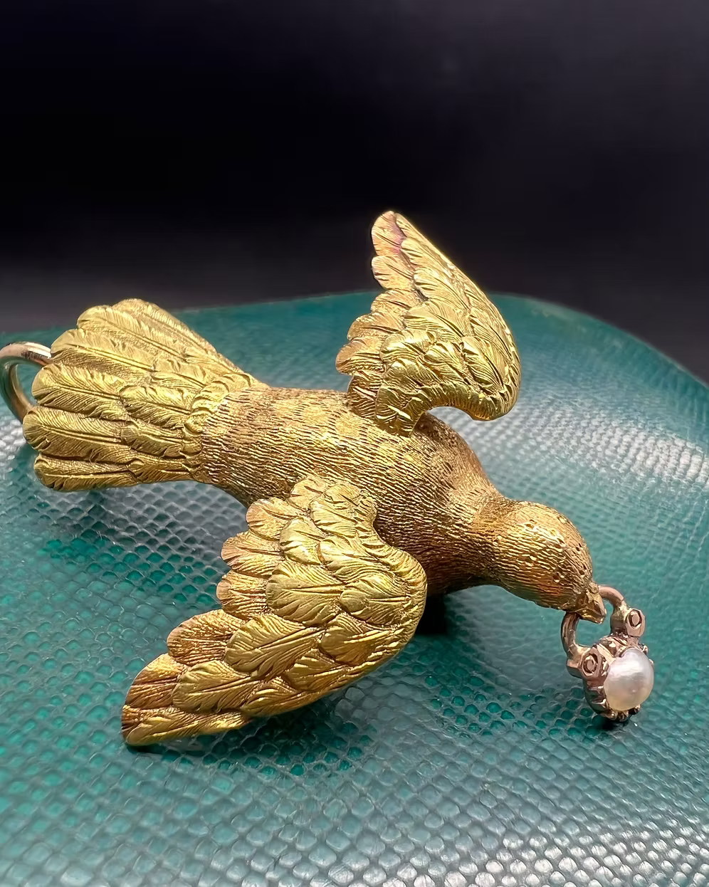 Victorian Dove Pendant