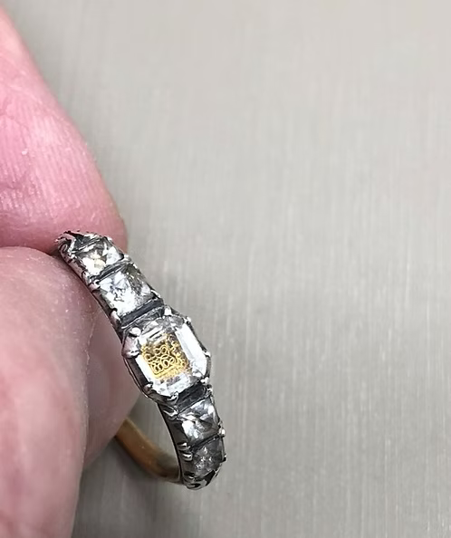 Crystal Cypher Ring c.1730