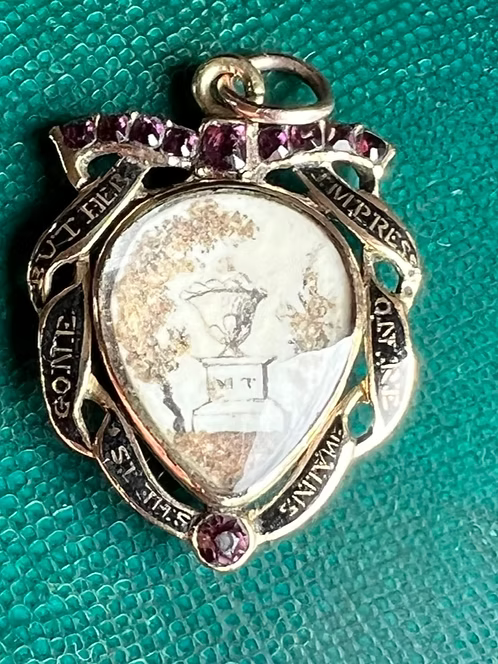 Georgian Mourning Heart c.1760