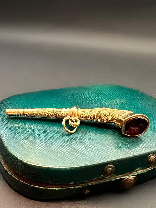 Horse Hoof Watch Key Pendant