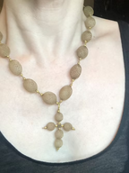 Hairwork Balloon Necklace