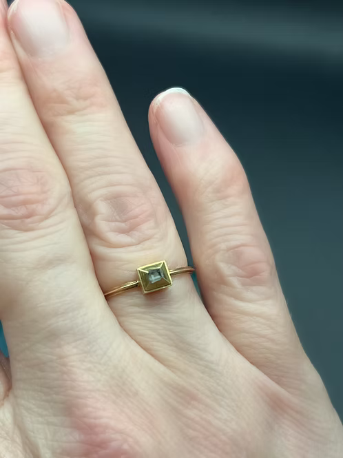 Renaissance Table-cut Diamond Ring