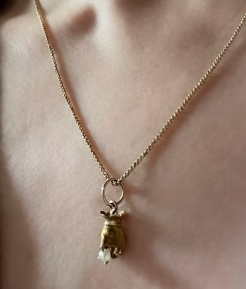 Gloved Hand Pendant