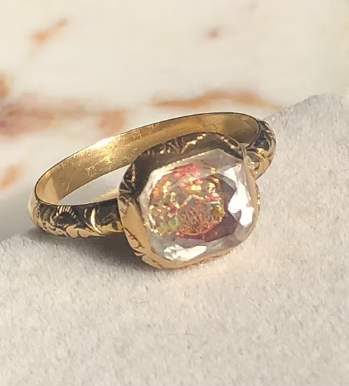 Stuart Crystal Betrothal Ring