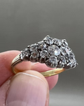 Old Cut Diamond Betrothal Ring c.1840