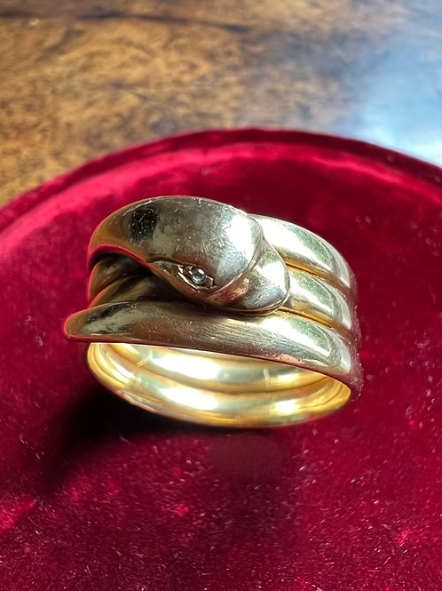 Victorian Snake Ring 1882