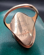 Opaline Navette Georgian Ring