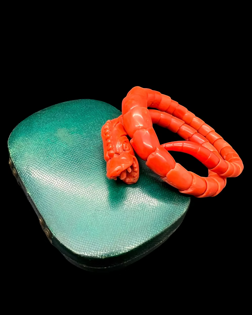 Coral Serpent Bracelet