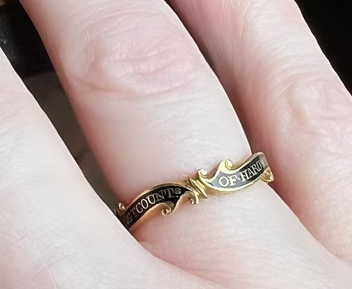 Countess of Hardwicke Mourning Ring 1761