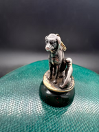 Spaniel and pup fob seal