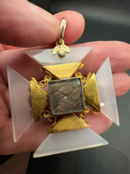 Regency Chalcedony Maltese Cross