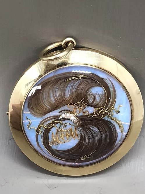 Opaline Mourning Locket