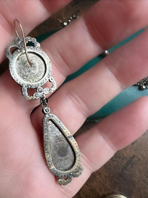 Cut Steel Earrings