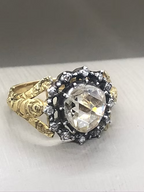 Rose-diamond Heart Cluster