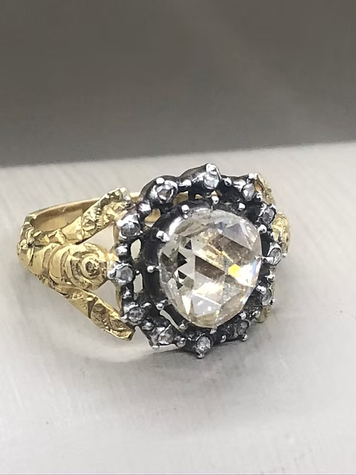 Rose-diamond Heart Cluster