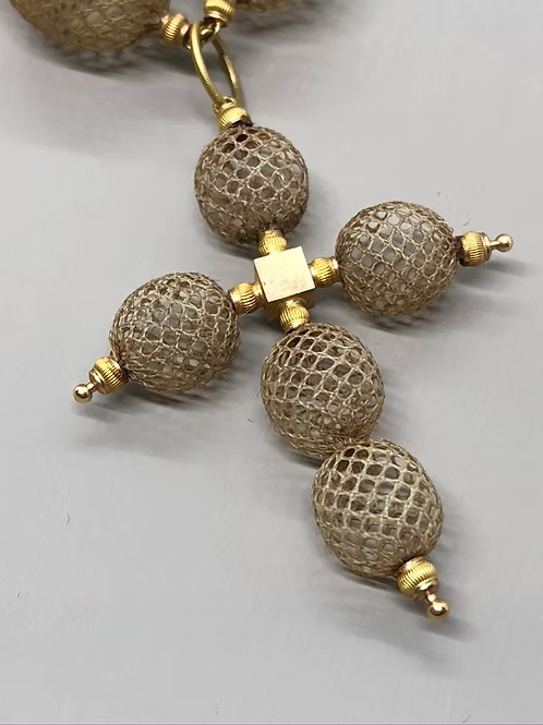 Hairwork Balloon Necklace