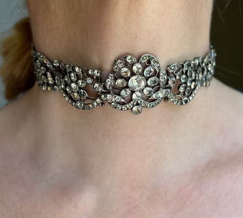 Rococo Paste Collar c.1760