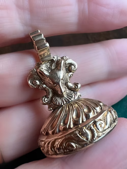 Amethyst Fox Fob