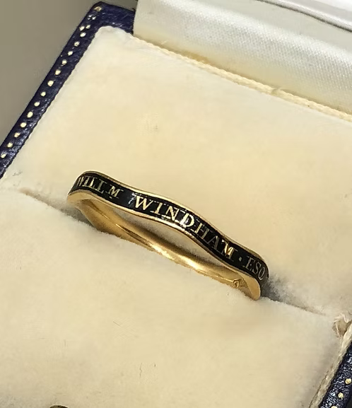 William Windham II Mourning Ring 1761