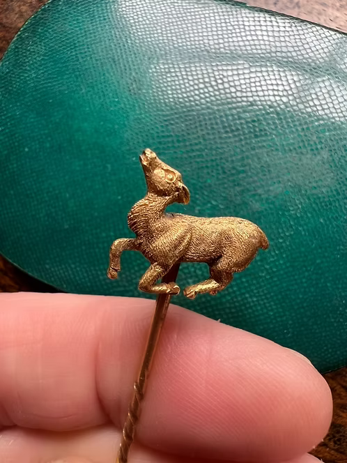 Victorian Deer Stickpin