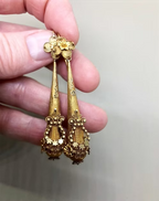 Regency Lyre earrings c.1820