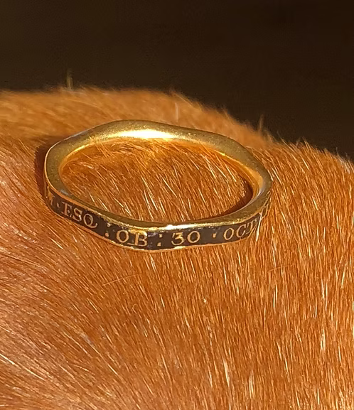 William Windham II Mourning Ring 1761