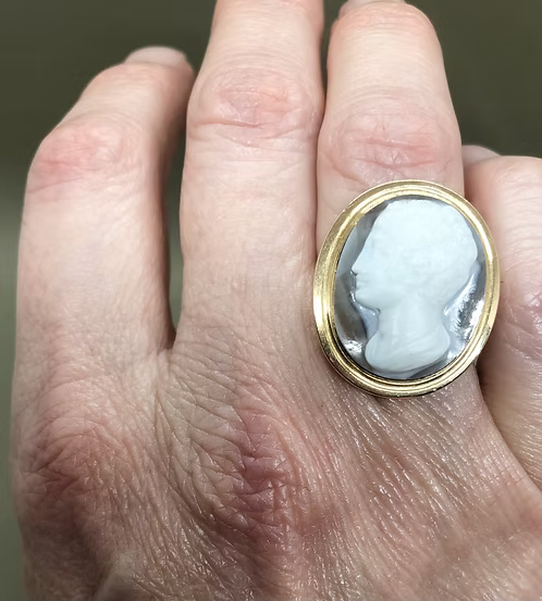 Neoclassical Cameo Ring