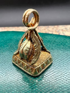 2 Colour Gold Tulip Fob