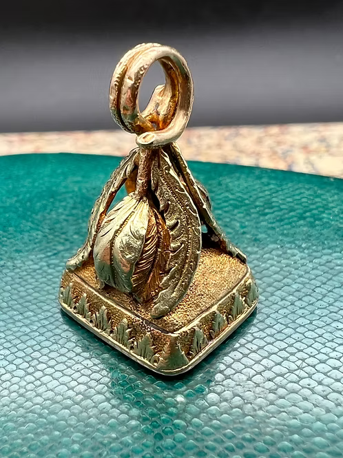2 Colour Gold Tulip Fob