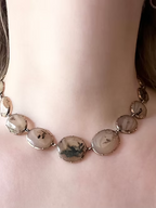 Georgian Moss Agate Rivière