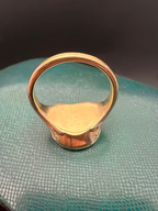 Victorian Garnet Horseshoe Ring