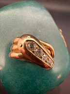 Diamond Snake Ring