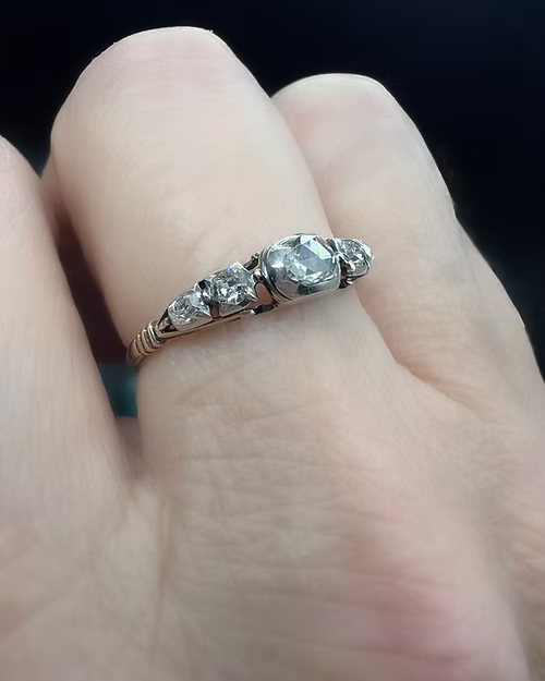 George III Rose Diamond Ring