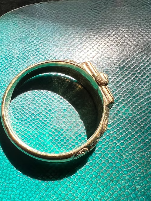 Swedish Envelope Locket Ring