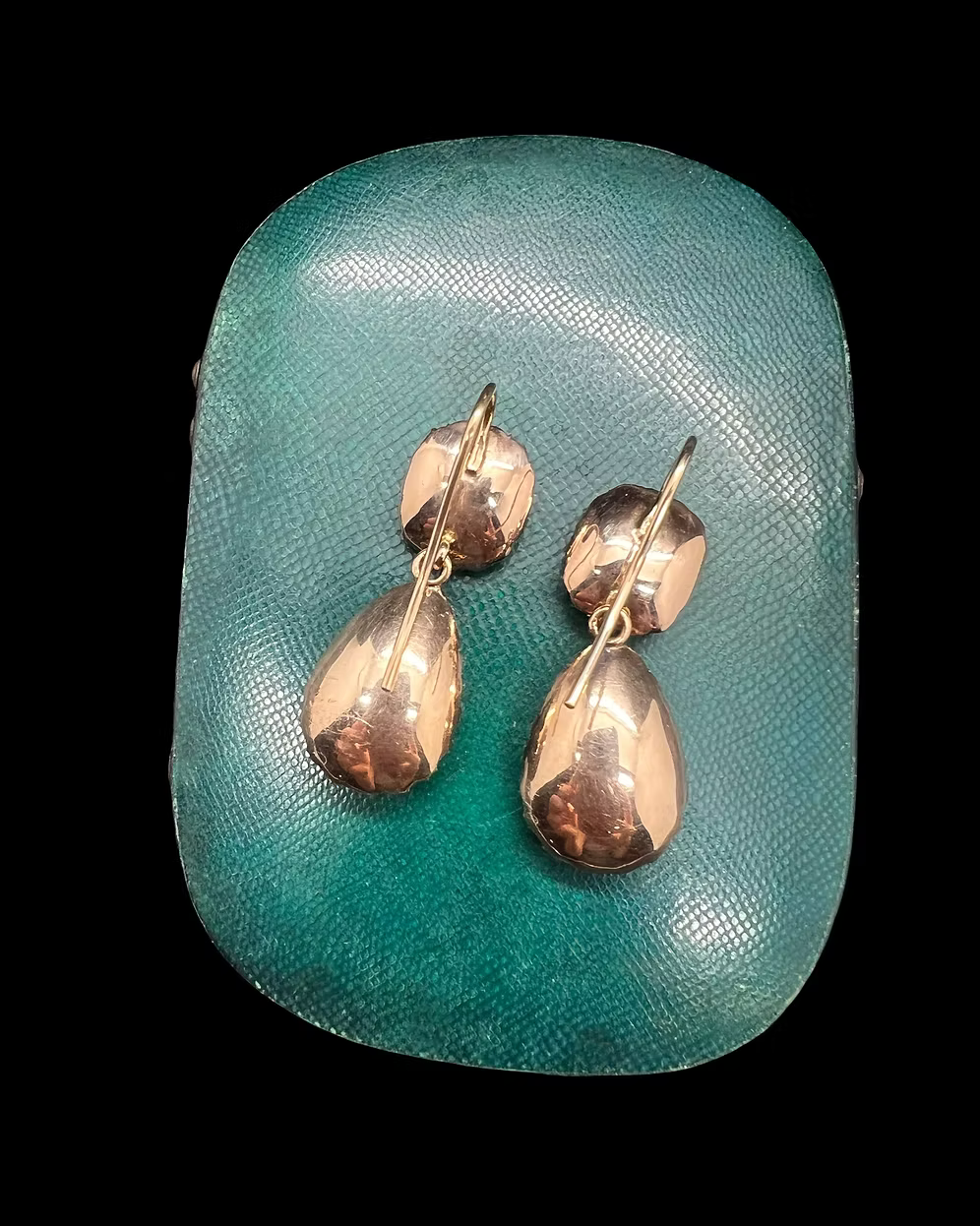 Georgian Paste and Pearl Earrings