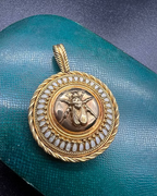 Etruscan Revival Bee Pendant
