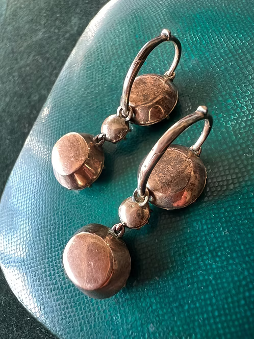 Georgian Garnet Earrings