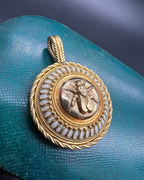 Etruscan Revival Bee Pendant