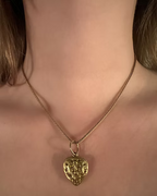 Repoussé Heart Locket