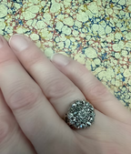Old Cut Diamond Cluster Ring