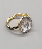 Sepia Urn Wavy band 1781