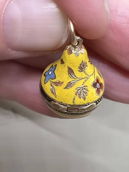 Swiss Enamel Pear c.1810