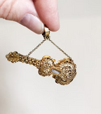 Georgian Acrostic Guitar Pendant