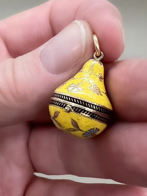 Swiss Enamel Pear c.1810