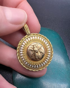 Etruscan Revival Bee Pendant