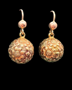 15ct Victorian Ball Earrings
