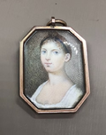 Directoire Period Portrait Miniature c.1795