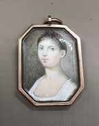 Directoire Period Portrait Miniature c.1795