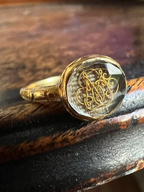 Stuart Crystal Enamelled Ring