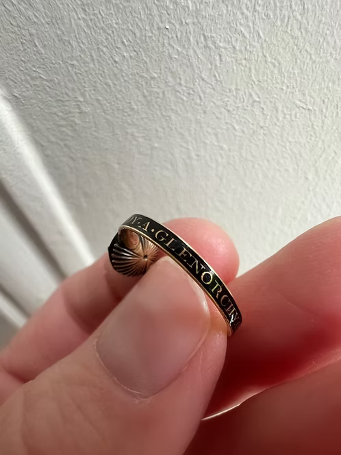 Lady Glenorchy Mourning Ring 1727